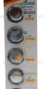 ถ่านกระดุม CR-2025 โกลเด้นท์พาวเวอร์ 1 แผง มี 5 ชิ้น
