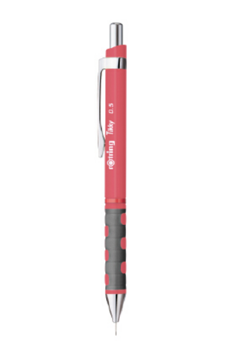 ดินสอกด Rotring Tikky ด้ามแดงอ่อน 0.5มม.